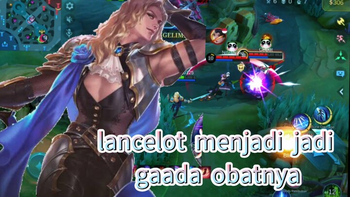 lancelot kehabisan obat