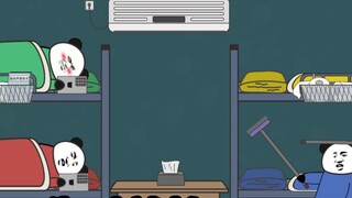 I'm afraid of meeting roommates like this when I'm cleaning.