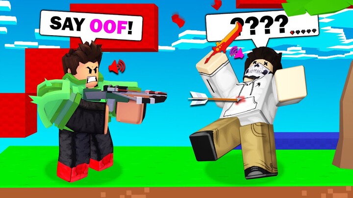 Roblox Bedwars But without the OOF!