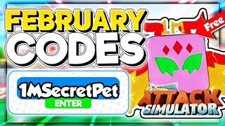 Free "Secret Pet Update Working Codes (2022) in Roblox Attack Simulator