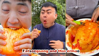 Songsong and Ermao: Have you ever eaten sheep tail oil? | interesting videos | funny videos  #shorts