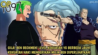 FAKTA SBS 107! TERUNGKAP! HAKI RAJA MENGERIKAN MILIK BEN BECKMEN! LEVEL ZORO MASIH JAUH DIBAWAHNYA!