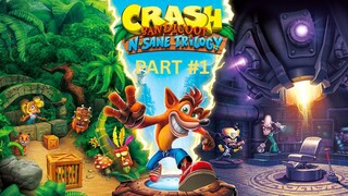 mencoba main crash bandicoot di _ps4_