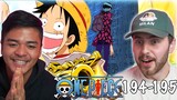 GOODBYE SKYPIEA!! GOL D ROGER AGAIN!? - One Piece Episode 194 + 195 REACTION + REVIEW!