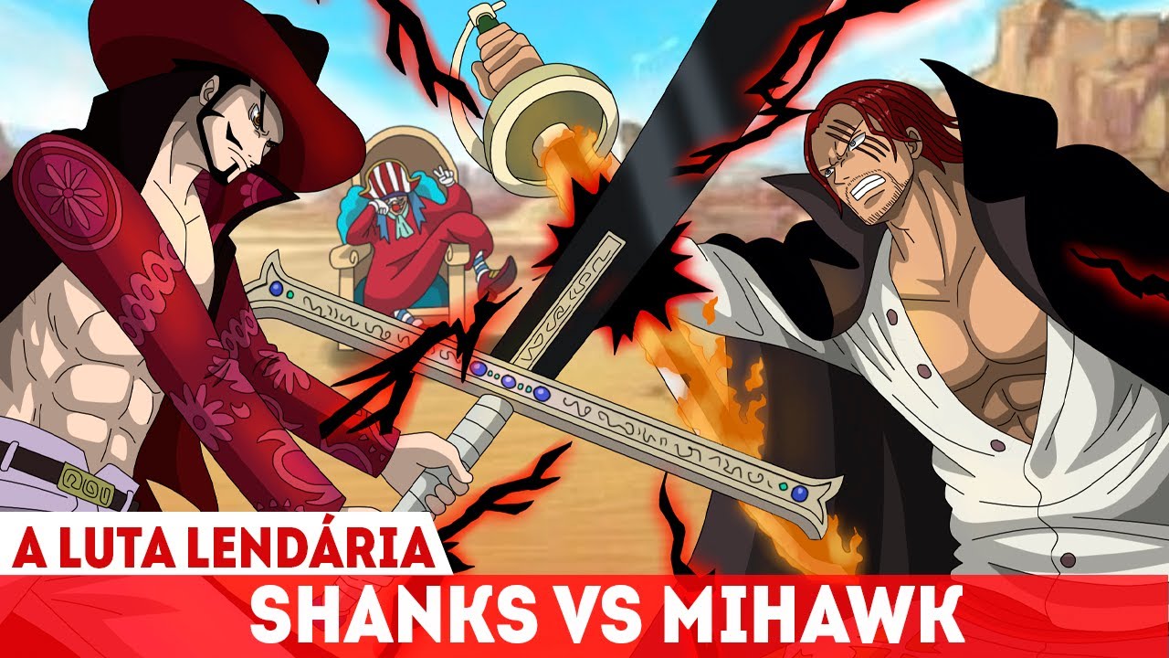 Mihawk revela como derrotou Shanks - One Piece 