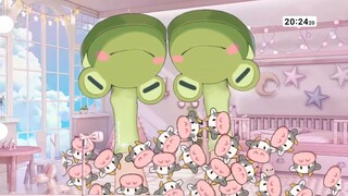 【Tiandou】Frog sour beans broadcast 😋There are too many cows! It's full! Go away! 😡