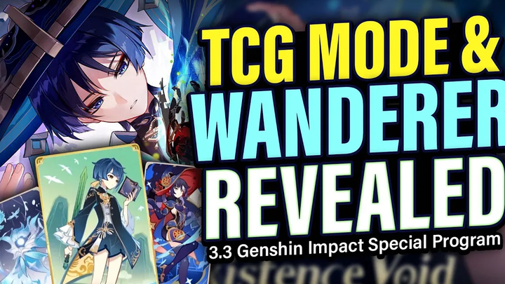 WANDERER FARUZAN และ GENSHIN TCG ดูบ้า! Genshin 33 ปฏิกิริยา Livestream โปรแกรมพิเศษ