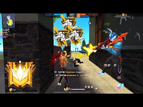 IMPOSSIBLE🥵 Grandmaster Skills in Hardcore Free Fire CS Ranked Gameplay || Fire Fire ff india