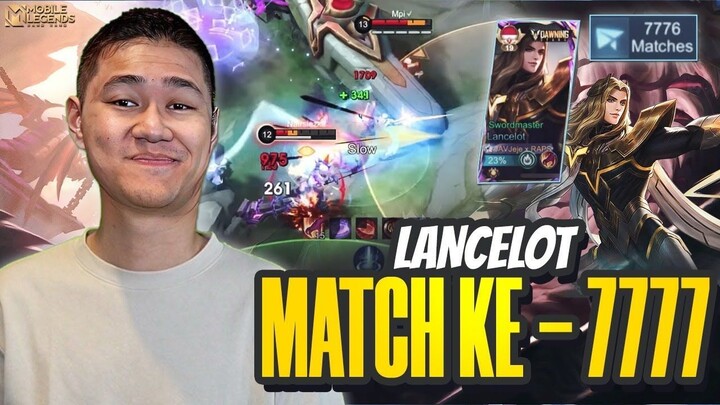 DETIK-DETIK LANCELOT JEJE MATCH KE-7777 DAN PERFECT GAMEPLAY! - Mobile Legends