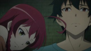 Emi is sleeping with Maou and Alas😂😂