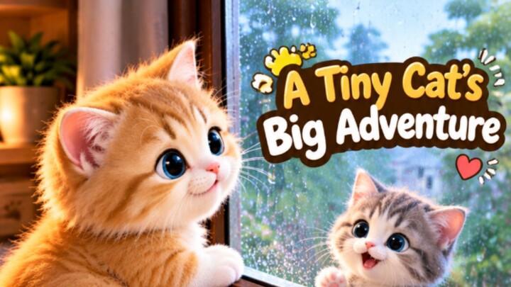 A Tiny Cat's Big Adventure | Cute AI Cat Story