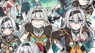 【崩铁漫画】被各种流萤和银狼包围