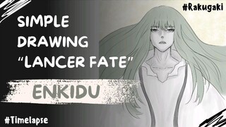 Gambar Enkidu dari Series Fate "ini cwk apa cwk?"