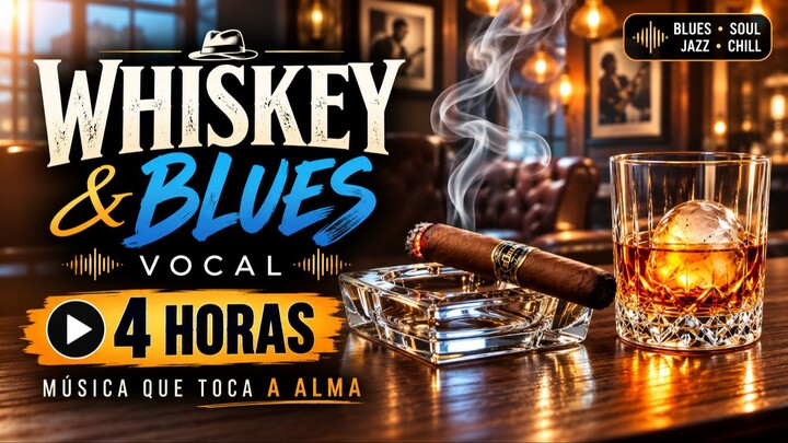 🥃 Relaxing Whiskey Blues 4 Hours | Smooth Slow Blues & Vintage Rock Ballads Mix