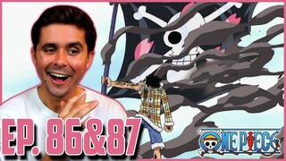 "THE FLAG STANDS" One Piece Ep.86,87 Live Reaction!