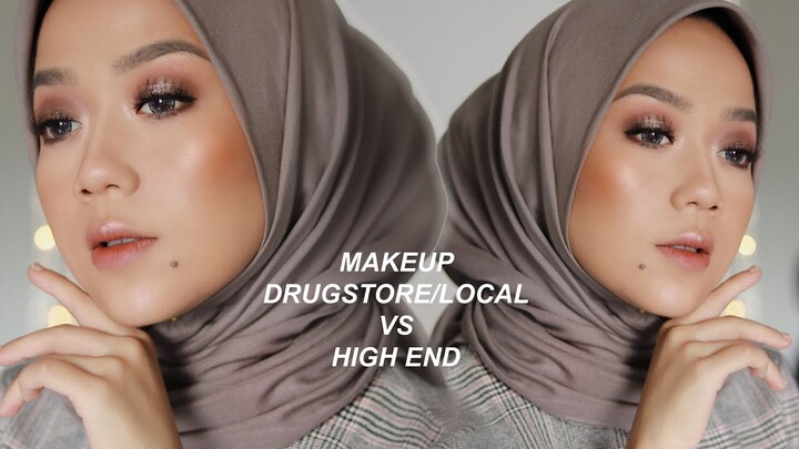 MAKEUP HIGHEND VS LOCAL/DRUGSTORE | CHERYL RAISSA - LOVELY KEFIR NATURE