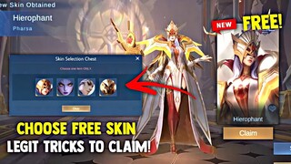 CHOOSE FREE EPIC SKIN AND CLAIM PHARSA MSC SKIN! LEGIT! HOW?! NEW EVENT | MOBILE LEGENDS 2022