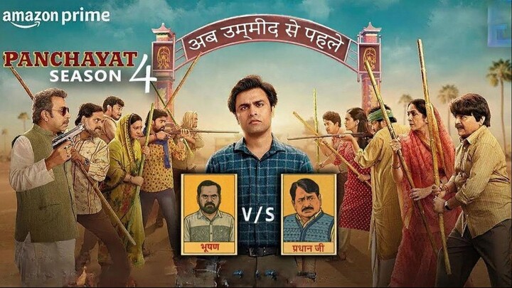 Panchayat (2025) Season 4 Hindi | S04 Complete | 720p AMZN WEBRip