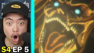 DECLARATION OF WAR!! || EREN'S TRANSFORMATION!! || Attack on Titan S4 Episode 5 Reaction