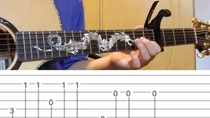 [Everyone Plays Fingerstyle Series] Quietly feel the song "Weathering With You -グﾗﾝドｴｽｹｰプ"