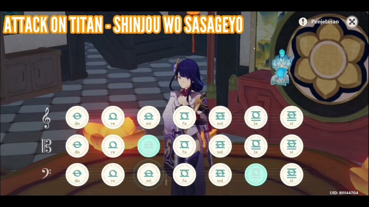 SHINGEKI NO KYOJIN "SASAGEYO" [Windsong Lyre] - Genshin Impact (Indonesia)