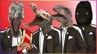 INDORAPTOR & RUDY ICE AGE & CARCHARODONTOSAURUS & HIGHWAY WORM - Coffin Dance X Baby Shark COVER