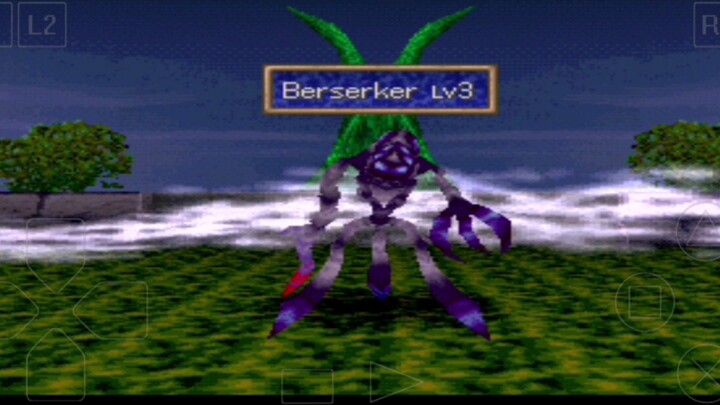 [ ePSXe ] Legend of Legaia Boss Berserker Lv3 ( Vahn vs Berserker )