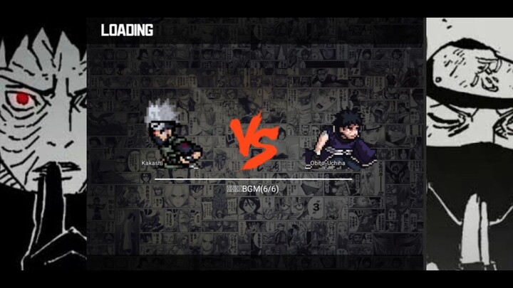 Kakashi vs Obito - Mugen#anime #fyp #virals #trending #naruto #obito #kakashi