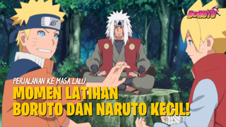 Menggabungkan Chakra! Momen Latihan Boruto Bersama Jiraiya dan Naruto Kecil!