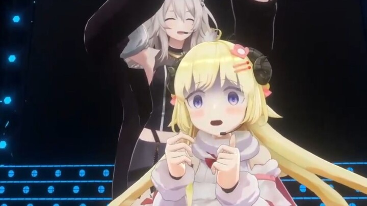 (Lion Sheep Tie Tie) Peony mencium bau watame di awal! 【Lion White Peony/Kecambah Keriting Korea】