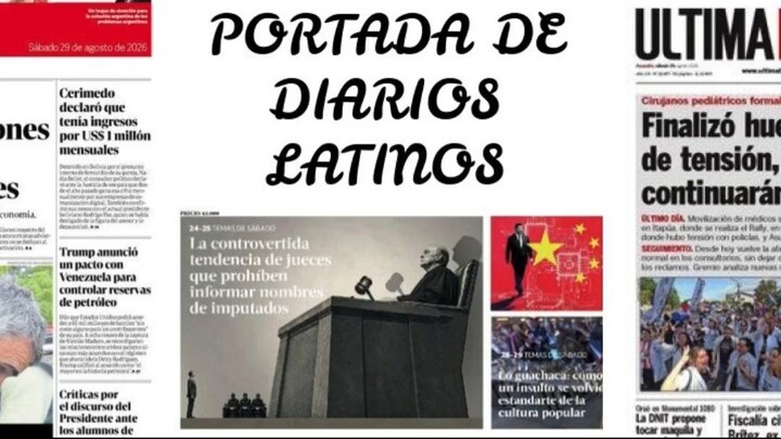 PORTADA DE DIARIOS LATINOS