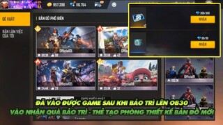 Free Fire| Đã vào được game sau bảo trì nhận quà thiết kế bản đồ - Khắc phục lỗi không vào được game