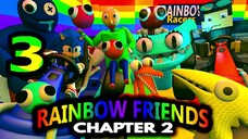 RAINBOW FRIENDS Chapter 2 ANIMATED! Ft SONIC BALDI STEVE Roblox CHALLENGE Minecraft Animation PART 3