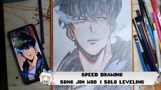 SUNG JIN WOO | SOLO LEVELING | SPEED DRAWING