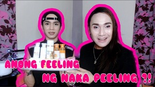 JAILEVS SKIN WHITENING PEELING REVIEW ( ano ba ang feeling ) | beki lovers | gay couple