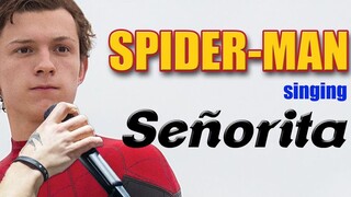 [Tổng hợp]Khi người nhện hát <Senorita>|Tom Holland
