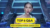TOP 6 Q&A | Miss International Queen 2023 | Coronation Night