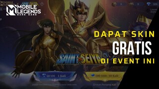 DAPAT SKIN SAINT SEIYA GRATIS DI EVENT INI | Mobile Legends Bang Bang