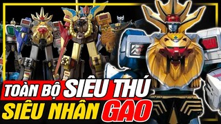 Gaoranger: Toàn Bộ Siêu Thú Trong Siêu Nhân Gao - Robot Mecha | meXINE