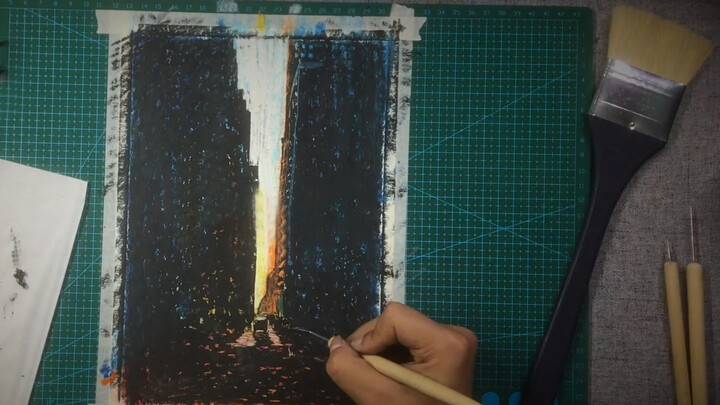 [Hội họa]Cách vẽ bằng phấn dầu