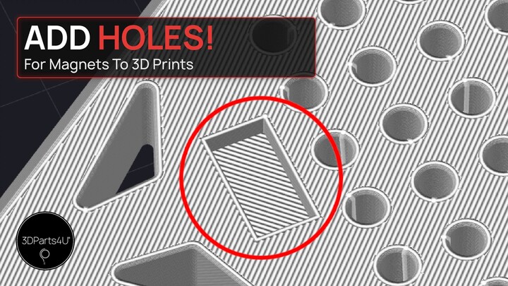 🧲 How To Make A Hole In Bambu Studio - Bambu Studio Negative Part - Magnets In 3D Prints