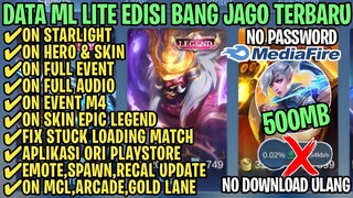 Data ML Lite Full Event 500Mb Terbaru Patch Revamp | ML Lite | Cara Mengatasi Lag & Patah Patah