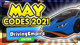 All "New Update Working Codes 2021 in Roblox Driving Empire