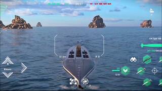 CN TYPE 100 in action Online gameplay | Modern Warships