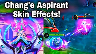 CHANG'E ASPIRANT SKIN NEW EFFECTS & ENTRANCE ANIMATION!😍