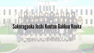 K-on sakuragaoka Joshi koutou gakkou kouka [Kanji/Romanji/Indonesia