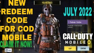 *July 2022* Call Of Duty Mobile New Redeem Code | Cod Mobile Redeem Code Garena