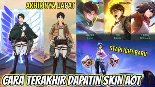 CARA TERAKHIR DAPATIN SKIN AOT, MAU DI HAPUS, AKHIR NYA DAPAT JUGA !!