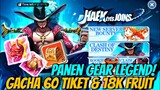 Panen 3 GEAR LEGEND! GACHA 60 Tiket & 18K GOLDEN FRUIT di LIMITED EVENT - NEW WORLD VIGOUR VOYAGE