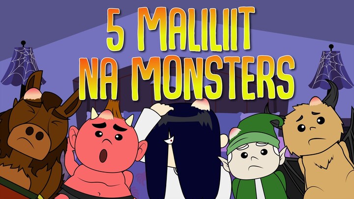 LIMANG MALILIIT NA MONSTERS | Filipino Folk Songs and Nursery Rhymes | Muni Muni TV PH